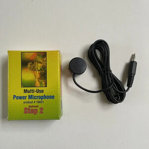 Microphone Multi Use Power Microphone In Box Unused